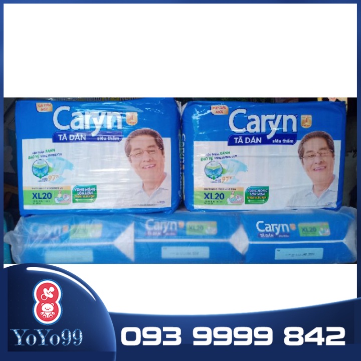 Bỉm tã dán người lớn Caryn XL20 miếng |YOYO99