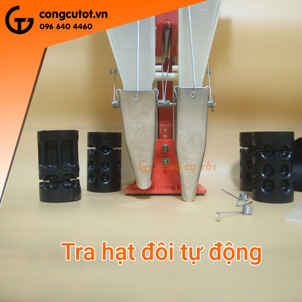 Máy tra hạt, Dụng cụ tra hạt, gieo hạt đôi cầm tay tự động