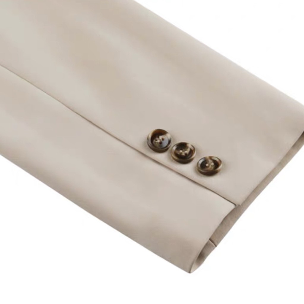 BLAZER 2 LỚP NUDE SỌC | ĐEN SỌC | HELLY SHOP | BigBuy360 - bigbuy360.vn