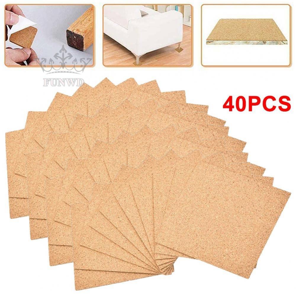 【FUNWD】Square Cork Mat 100MM Thickness Cork Self-adhesive Hot Sale With Back Glue