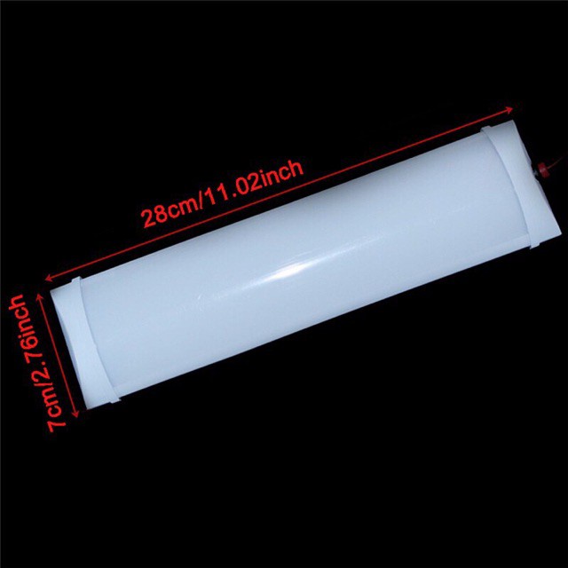 Thanh led 72 bóng 3 hàng 12v dài 30cm sáng trắng
