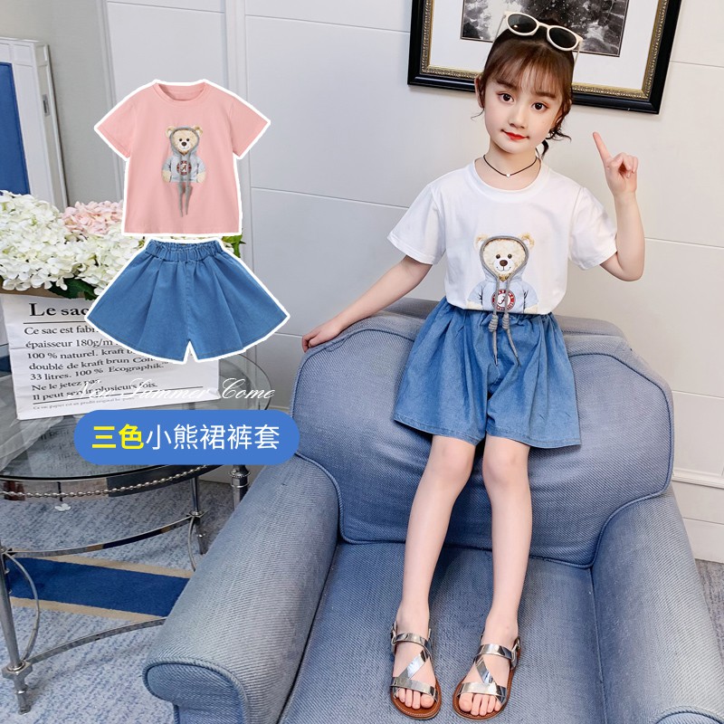 Quan ao be gai 4 tuoi (3 - 12 tuổi)  ☑️ đồ bộ mùa hè size đại cho bé gái 25-30-35-40kg ☑️ thoi trang