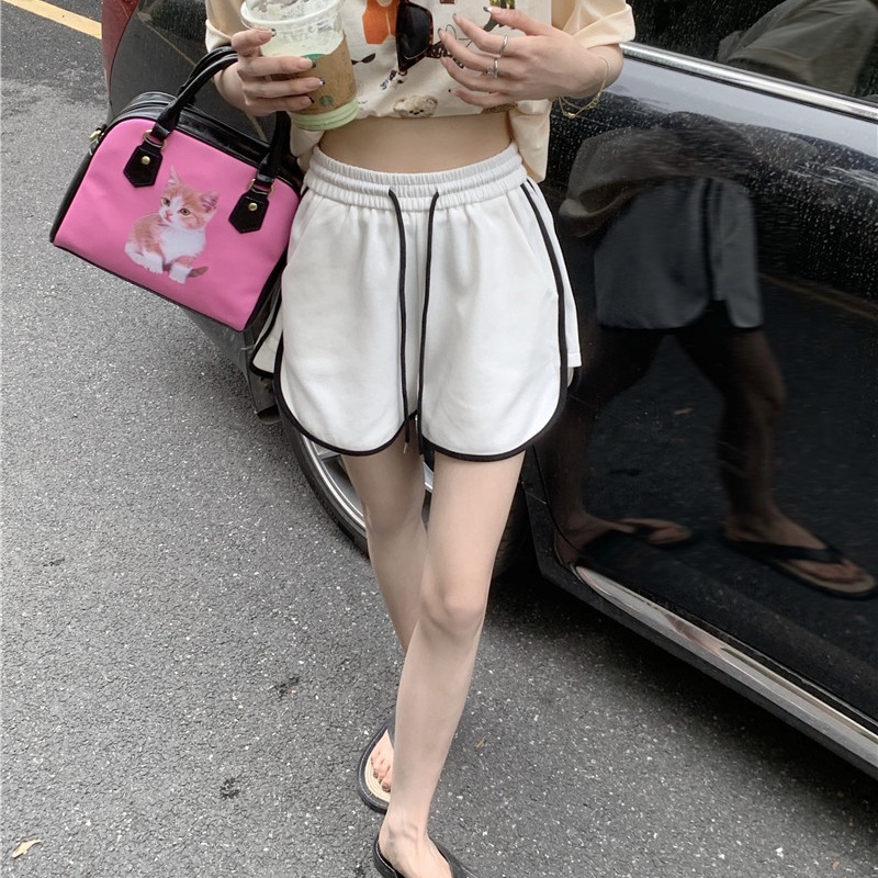 SUXI Quần Short Thể Thao Ống Rộng Thời Trang Mùa Hè Cho Nữ