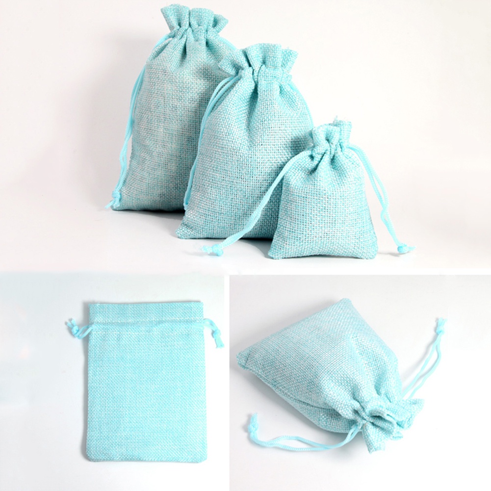 Túi dây rút làm bằng vải cotton màu sắc ngọt ngào