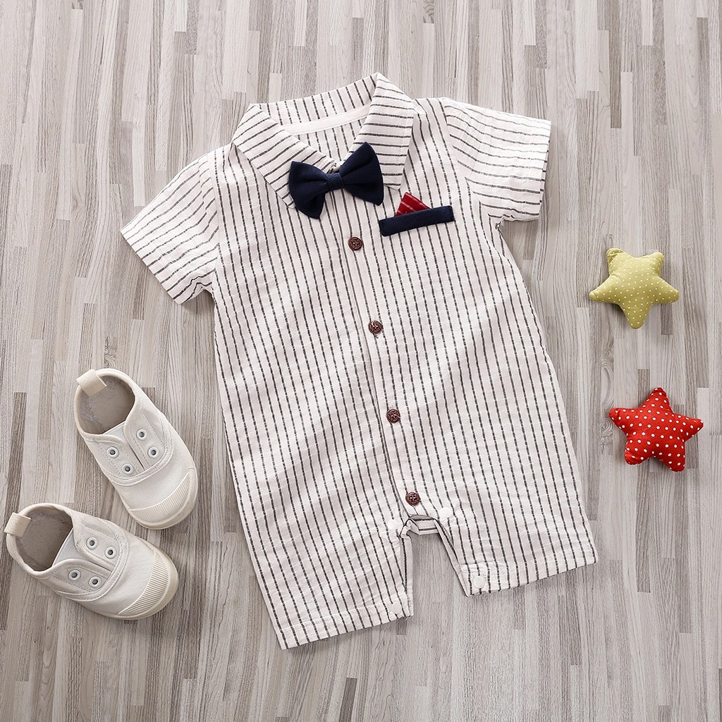 Bộ Áo Liền Quần Cotton 100% Cho Bé