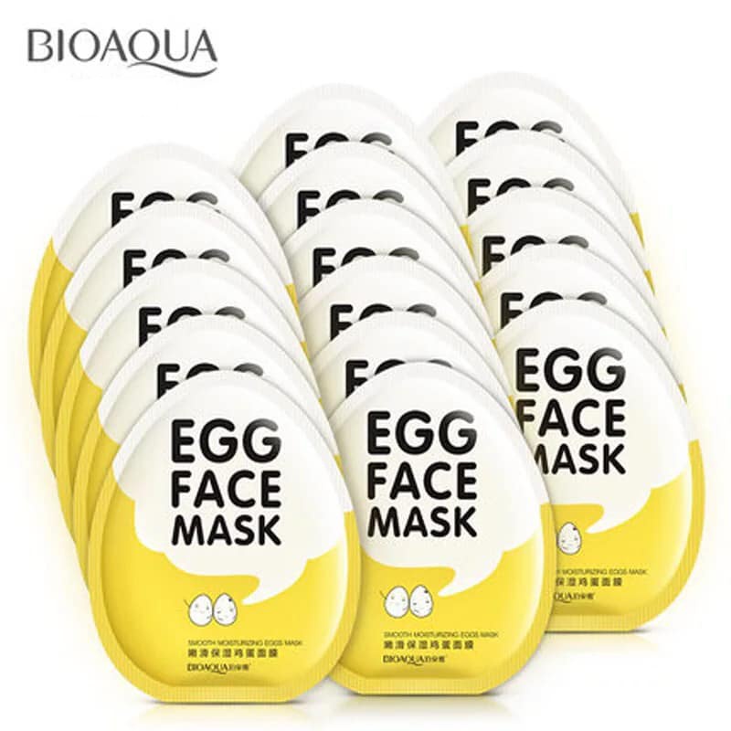 Combo 5 mặt nạ trứng gà BIOAQUA - EGG FACE MASK