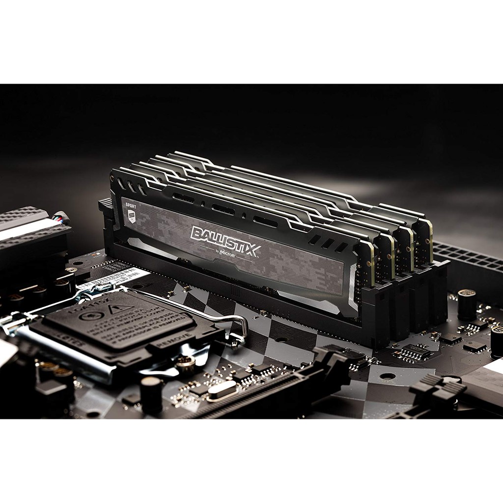 Bộ Nhớ Ram Crucial Ballistix Sport LT 8GB (1x8GB) DDR4 2400 MT/s (PC4-19200) CL16 DIMM 288-Pin - BLS8G4D240FS