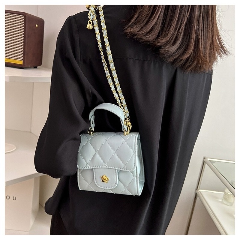 Túi Đeo Chéo mini Hình Thoi Mạ Vàng GYLXB601