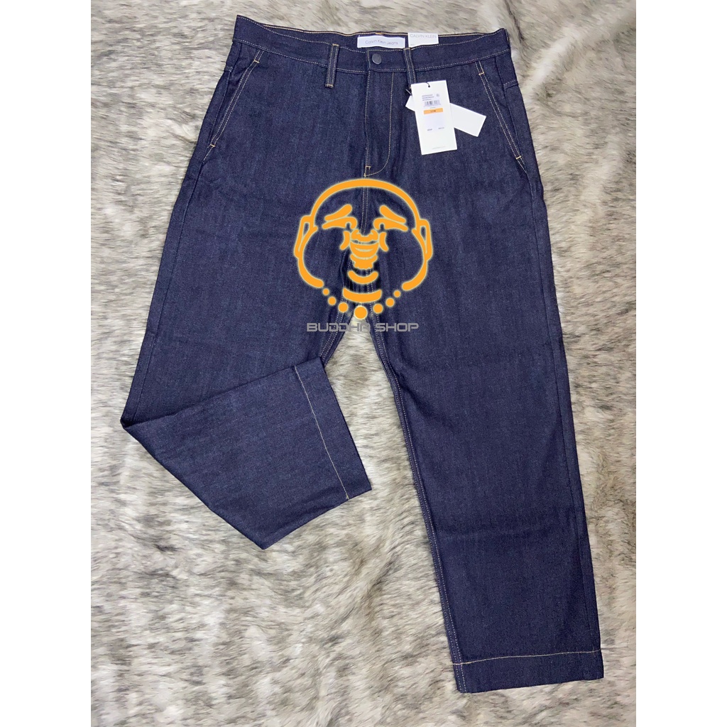 Quần jeans nam CK dáng ống đùi to