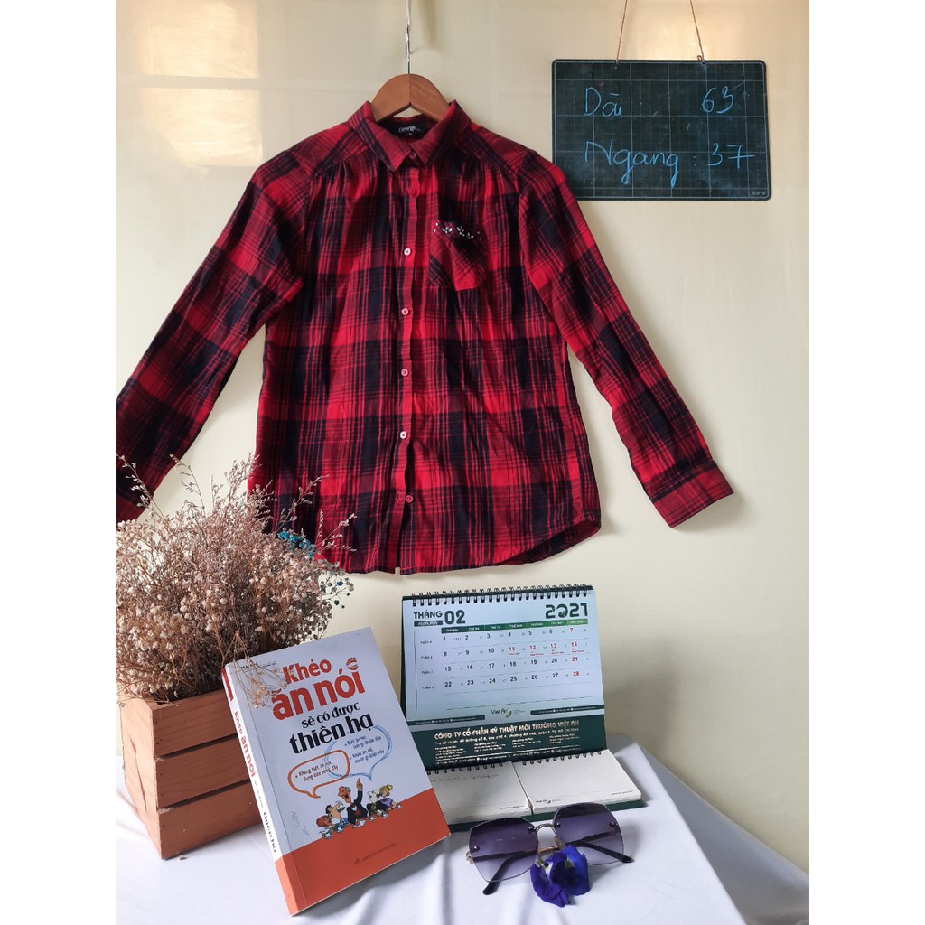 Áo sơ mi caro plannel 2hand