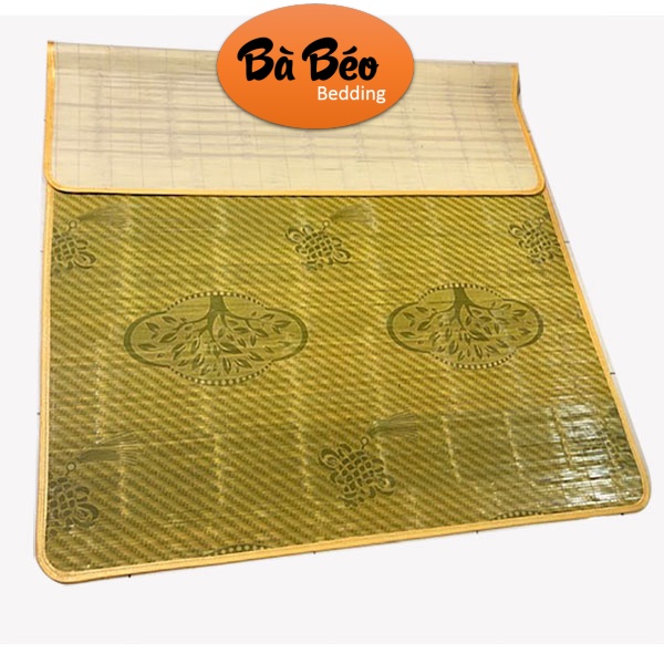 Chiếu Trúc In Hoa Tây Bắc, Chiếu Trúc Cao Bằng In Hoa Xanh, Chiếu Tre, Chiếu Trúc Thanh In Hoa Tây Bắc 180x200cm