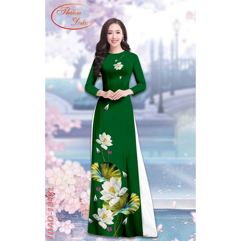 ÁO DÀI HOA ĐỦ SIZE