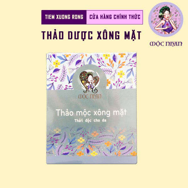 Xông mặt thảo dược sáng da, giảm mụn, 15 loại thảo dược xông mặt thải độc, thông thoáng da MỘC NHAN handmade