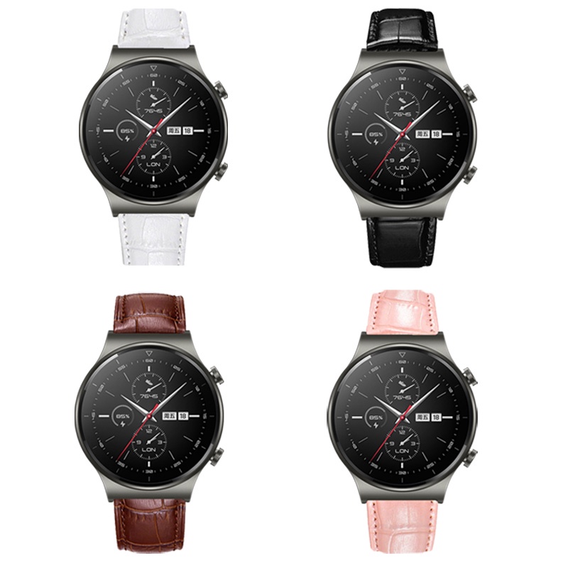 Dây đeo bằng da cho đồng hồ Huawei Watch Buds GT 2 3 GT2e GT2 Pro GT3 SE