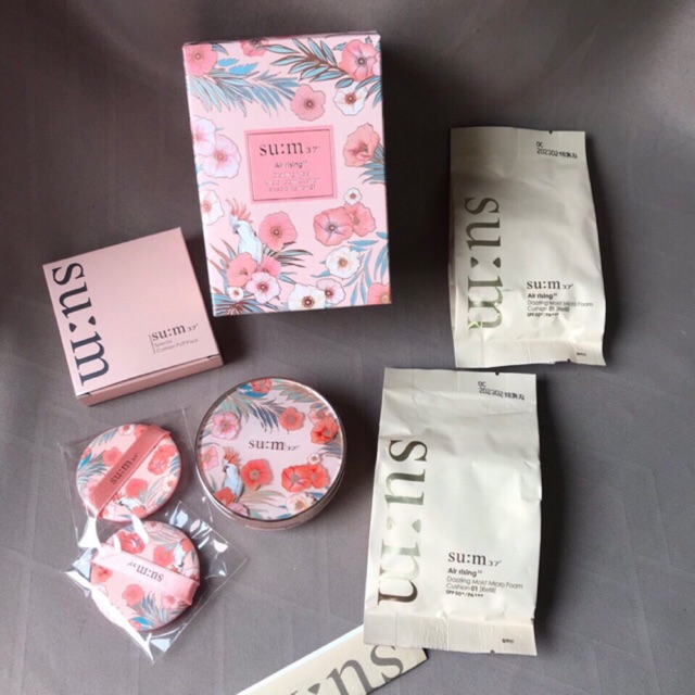 Sét phấn nước Bản limited Su:m Air Rising TF Dazzling Moist Micro Foam Cúhion MẪU THÁNG 3/2020 DÀNH 