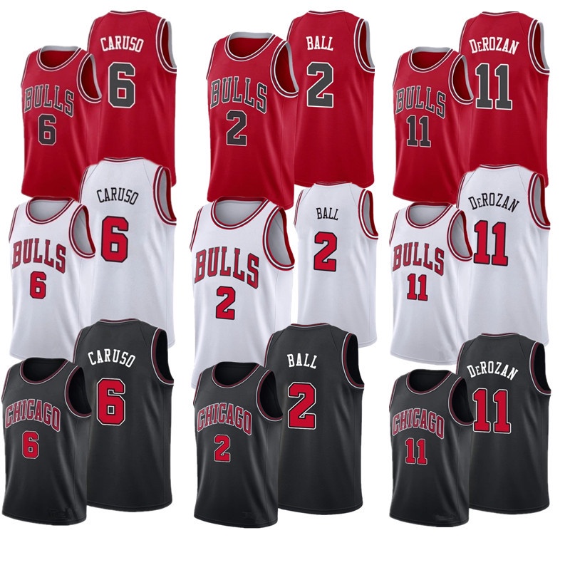 Nba Chicago Bulls 2# Bóng 6#Carusd 11#Áo Delozan