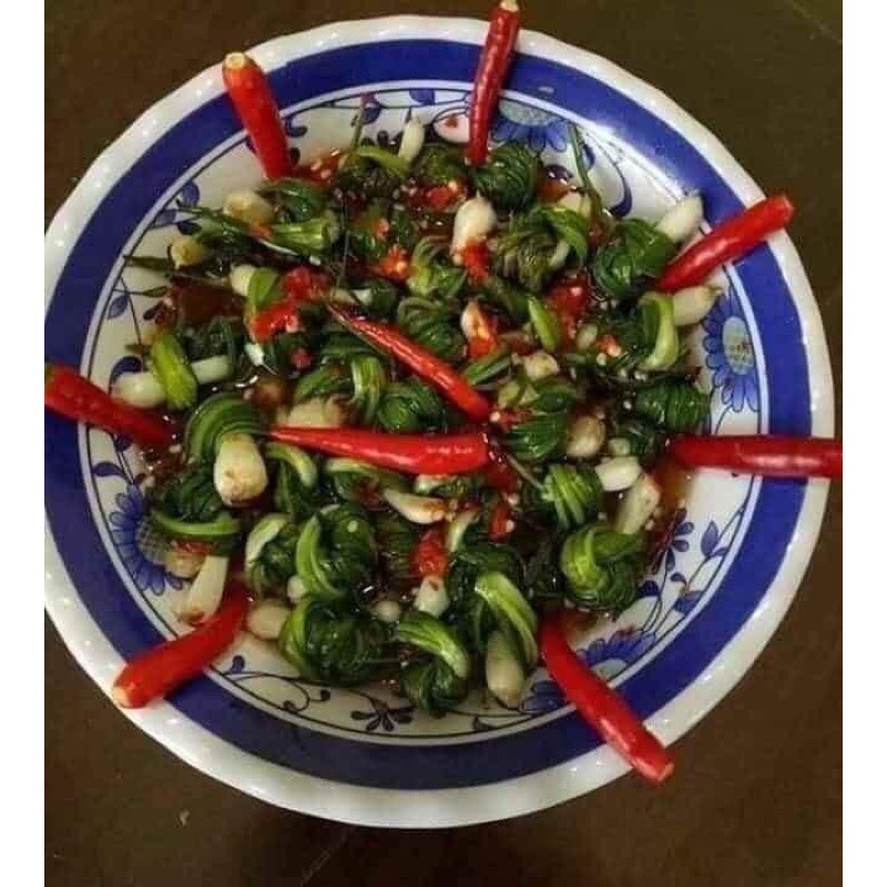 kiệu lá ớt cuốn