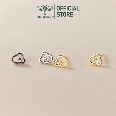 Bông tai bạc nữ TLEE đám mây nhỏ xinh xắn TLEE JEWELRY B0358