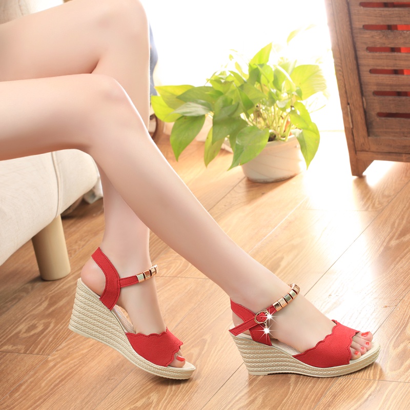 IELGY Giày Cao Gót Đính Đá Kim Loại Phối Ren Chống Thấm Nước Thời Trang Cho Nữ