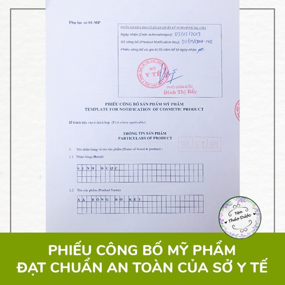 Xà bông bồ kết- xà bông thảo dược thiên nhiên - Bolyfood