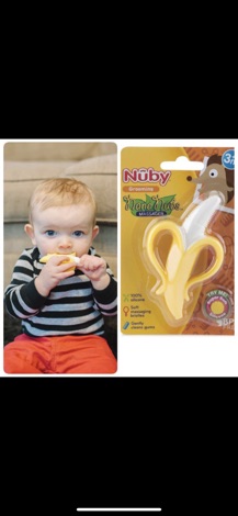 Gặm nướu hình quả chuối NUBY - ÚC