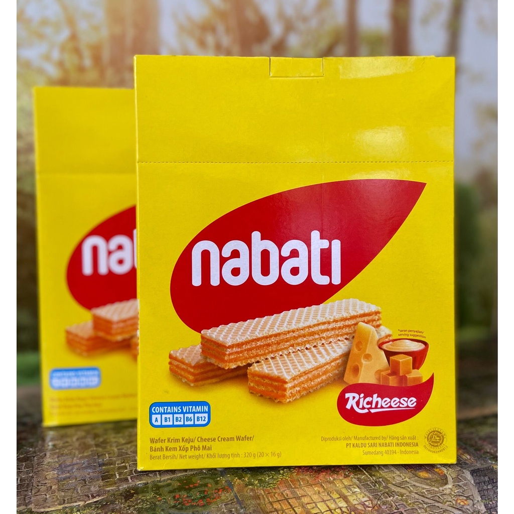 Bánh Xốp Phô Mai Nabati hộp 150g (20 thanh)