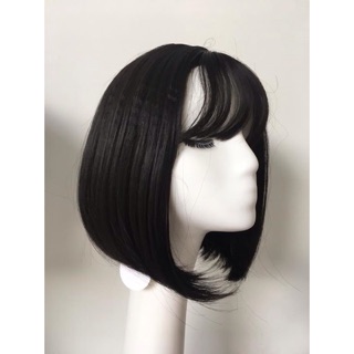 Tóc giả ngắn cúp + lưới trùm