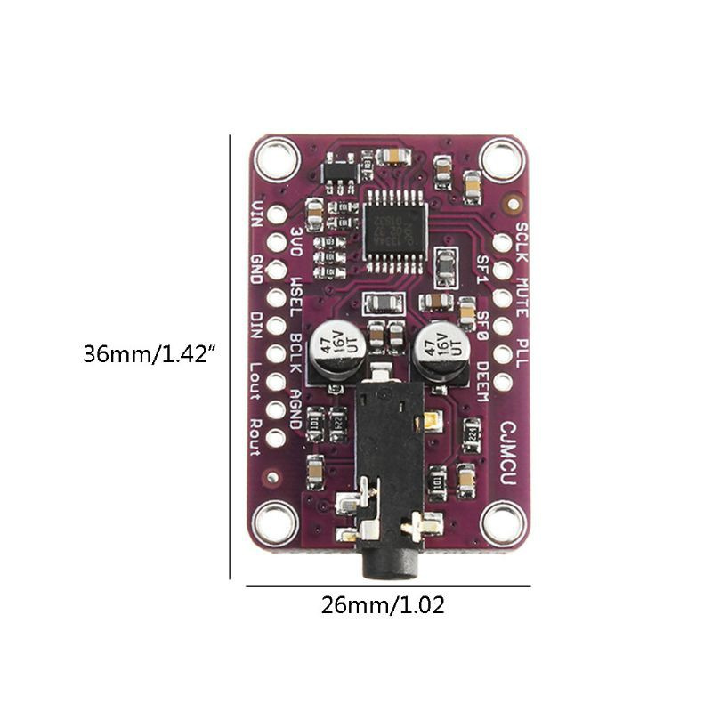 Mô Đun Giải Mã Âm Thanh Wer Cjmcu-1334 Dac Uda1334A Đầu Ra I2S Cho 3.3v - 5v