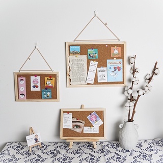 Bảng ghim gỗ bần, ghim tài liệu decor tiện dụng