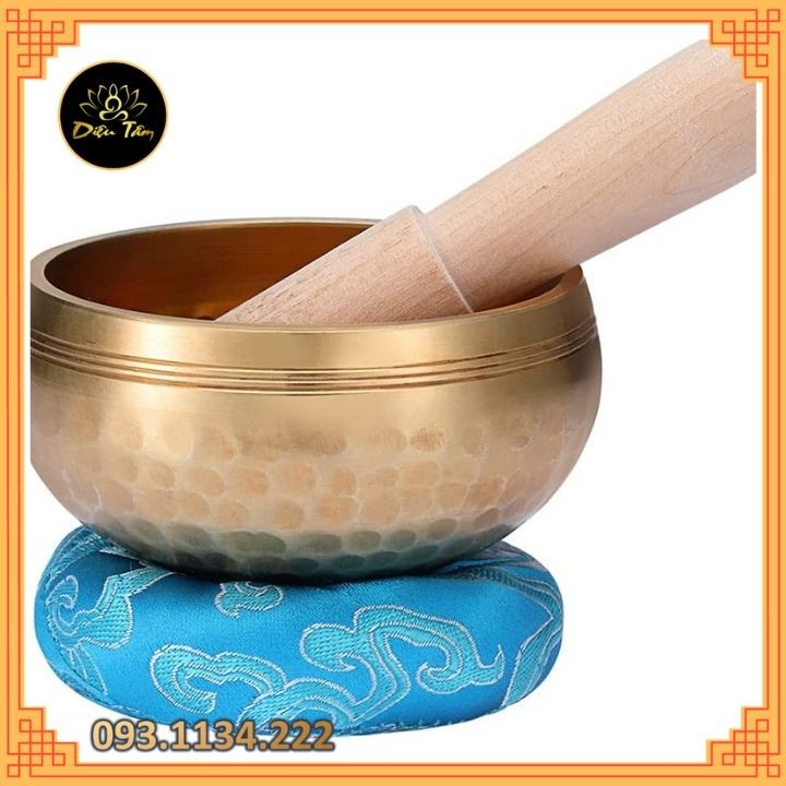 Chuông xoay bát hát Tây Tạng thiền, tập yoga kèm đệm - chuông tổ ong