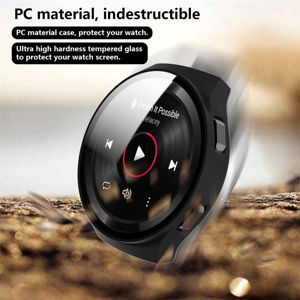 BTLIMER Ốp Bảo Vệ Bằng PC Cứng Siêu Mỏng Mặt Nhám Kèm Kính Cường Lực 9H Cho Đồng Hồ HUAWEI WATCH GT 2e 46mm