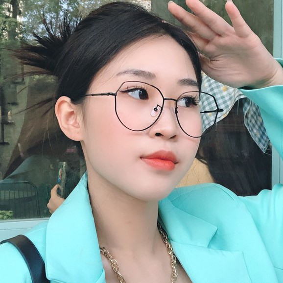 Gọng kính cận nữ Lilyeyewear kim loại , mắt đa giác thời trang , nhiều màu sắc lựa chọn - Y2968 | BigBuy360 - bigbuy360.vn