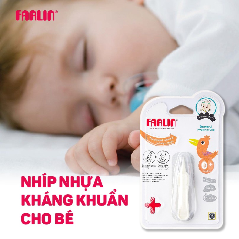 Nhíp Nhựa Làm Sạch Mũi &amp; Tai Cho Bé  FARLIN - BF-115