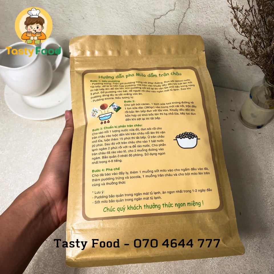Set Milo Dầm Tự Pha Tasty Food | Milo Nhà Làm Thơm Ngon, Nguyên Liệu Làm Milo Dầm