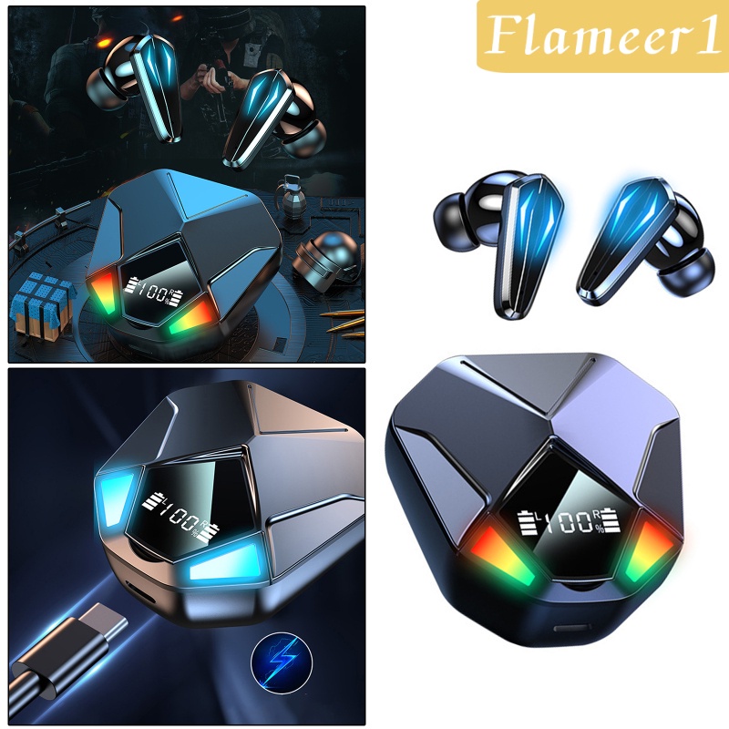 1 Tai Nghe Bluetooth 5.1 Chơi Game Tích Hợp Mic Điều Khiển Cảm Ứng