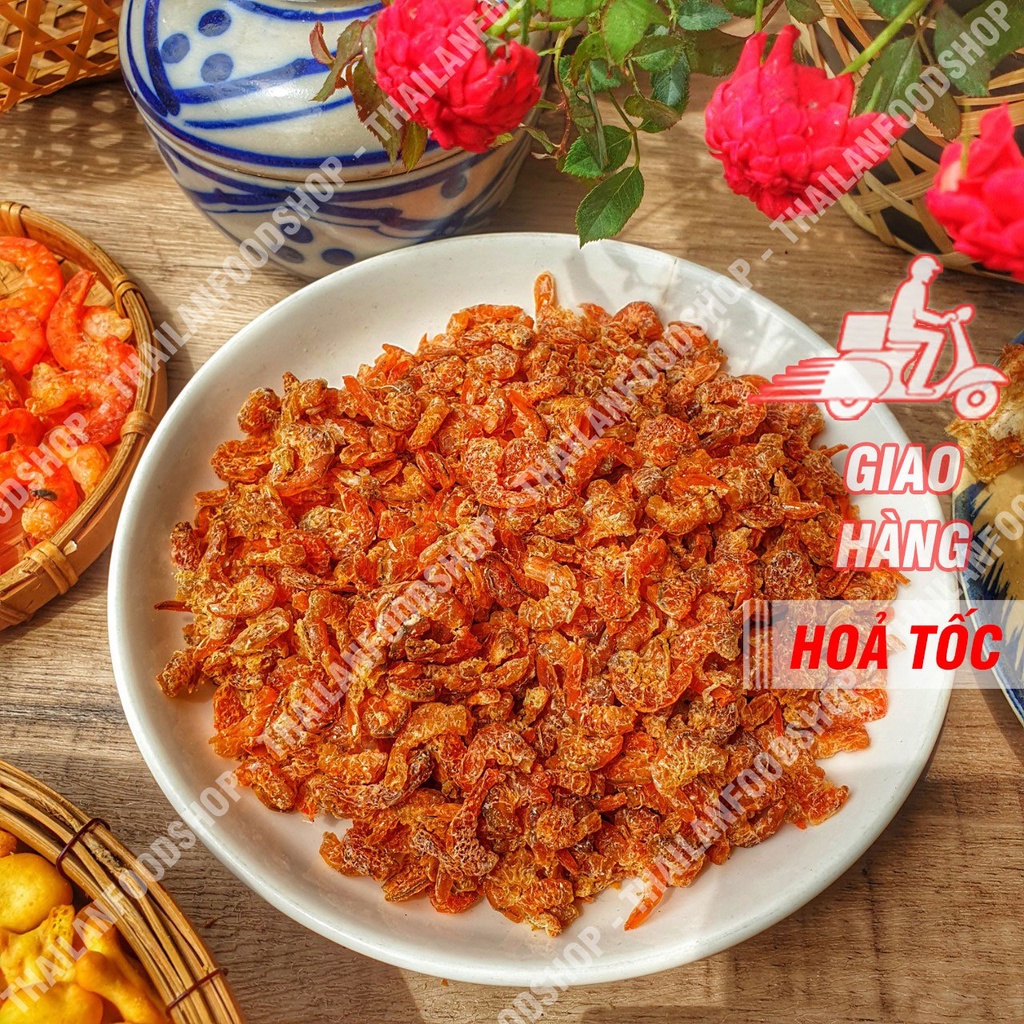 Tôm Sấy Khô (Tôm Khô) Lon 300Gram &amp; Túi 500Gram (Hút Chân Không)