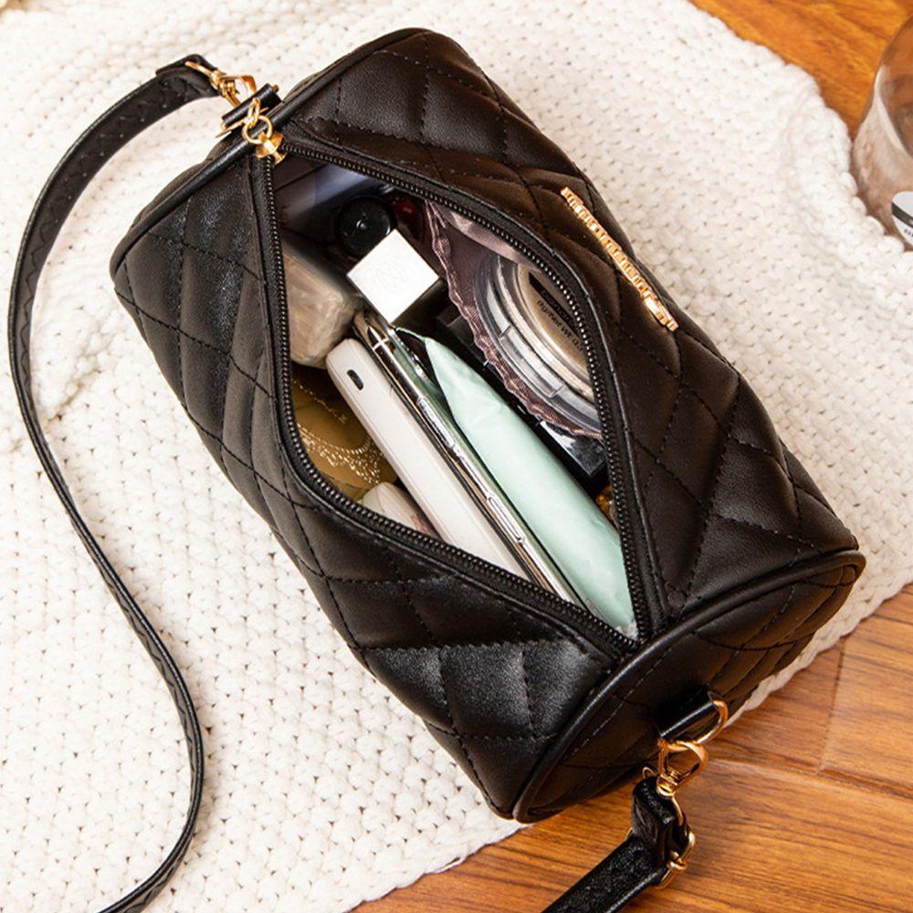 Heceh Túi Xách Đeo Vai Sức Chứa Lớn Màu Trơn Hợp Thời Trang