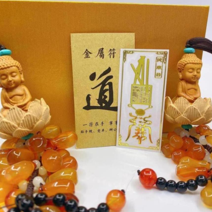 [SHOPEE TRỢ GIÁ] Miếng dán sức khỏe linh phù tài lộc để ví, ốp dán điện thoại máy tính bảng