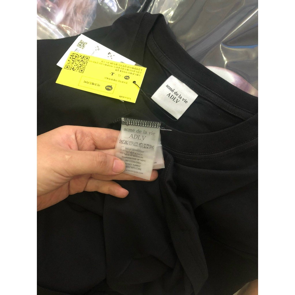 Áo ADLV vãi cotton 2 chiều, áo thun nam nữ unisex form rộng tay lỡ size chuẩn, mẫu hot