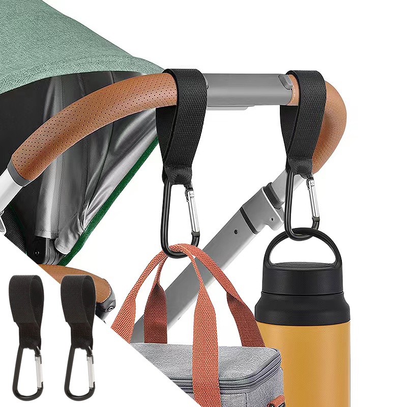 Móc Treo Đồ Đa Năng Bằng Hợp Kim Nhôm Gắn Xe Đẩy Em Bé