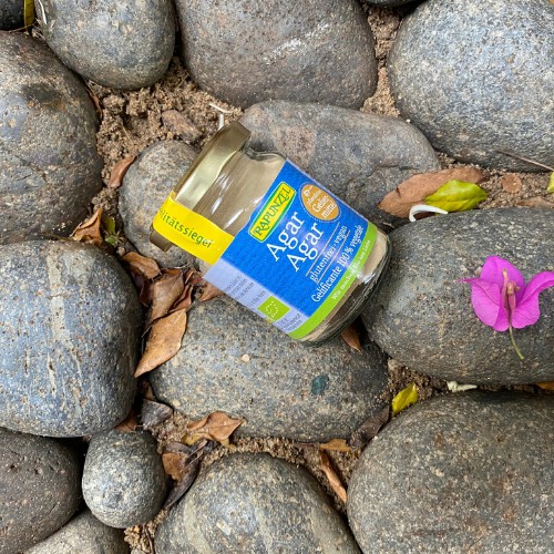 Date T6.2023 - Bột Agar Làm Thạch Rau Câu Hữu Cơ Rapunzel (60g)