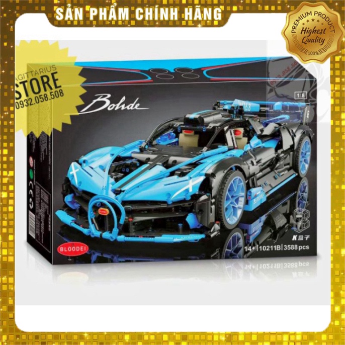 Lego Bloodie 10211 Lắp Ráp Siêu Xe Bugatti Bolide
