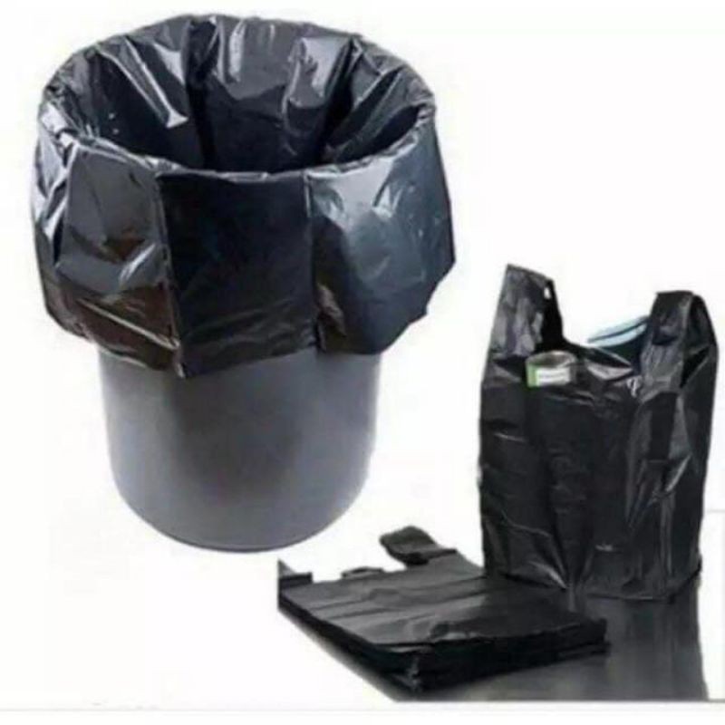 1kg túi bóng đen đựng rác, gói hàng các cỡ