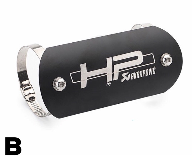 Ốp che cổ pô Akrapovic và SC chất liệu Inox