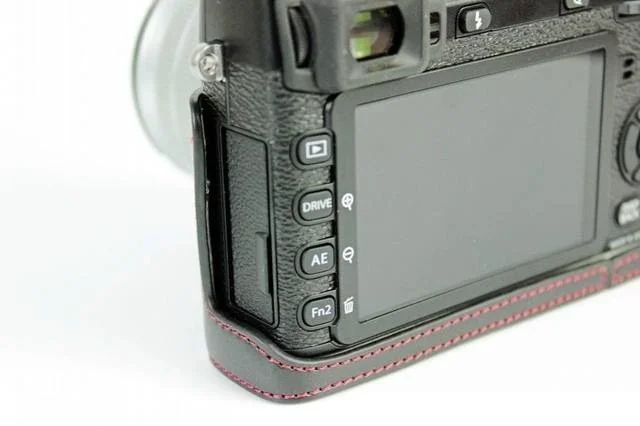 Vỏ da Hafl case da PU cho máy ảnh Fuji XA1-2, XT10, X70