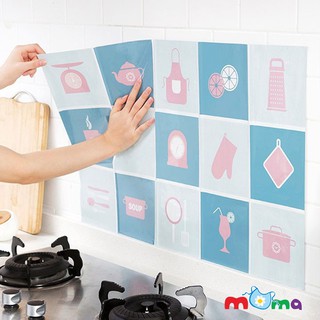 Giấy dán tường nhà bếp tráng nhôm bóc dán