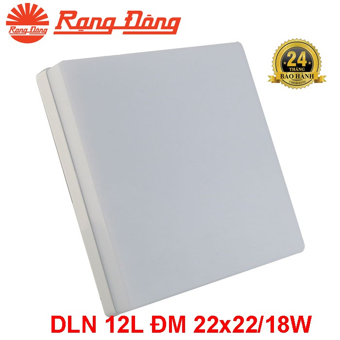 Đèn led ốp trần đổi màu 18W loại đế nhôm Rạng Đông mã  LN12 ĐM -18W