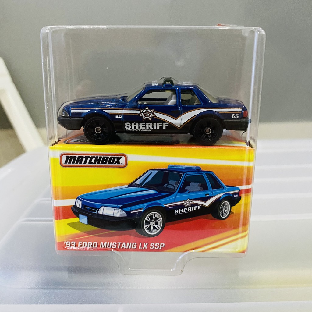 Xe mô hình cảnh sát Matchbox police