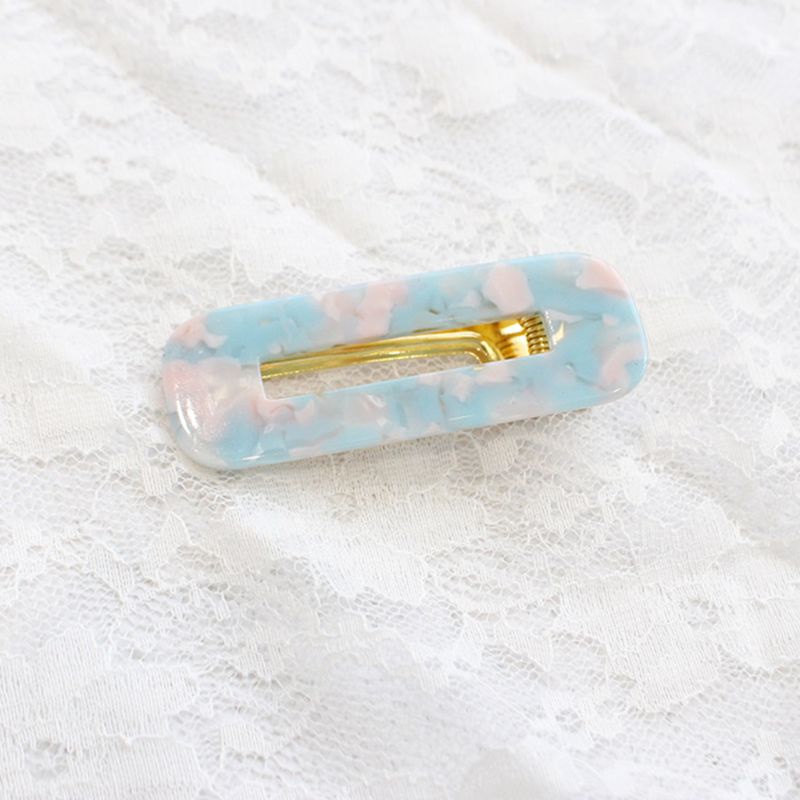 Kẹp Tóc Bên Hông Họa Tiết Hình Học / Giọt Nước Phong Cách Nhật Bản Cho Nữ