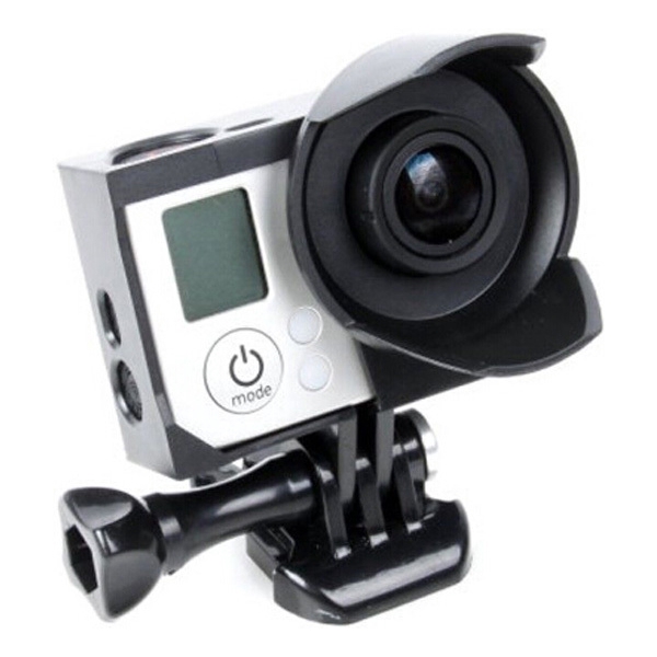 Frame Có Loa Che Nắng Cho Gopro 4 3 3+ (Đen) - Hàng Nhập Khẩu